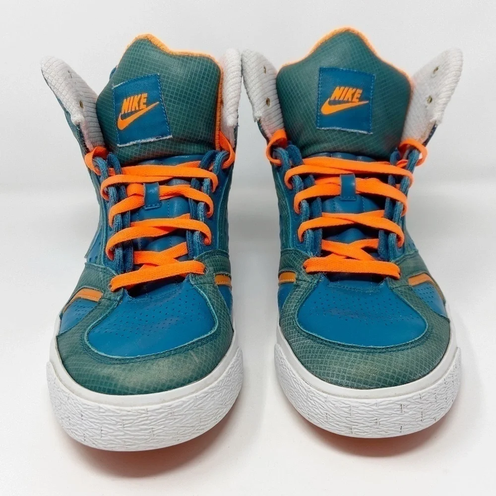 NIKE | Auto Flight High Top Sneaker Teal Blue 10.5 - Picture 5 of 10